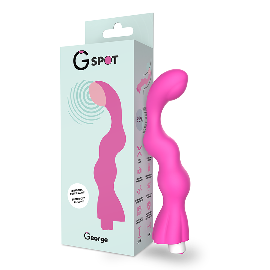 Vibrador G-SPOT GEORGE - Rosa Gum - sentimentosocultos