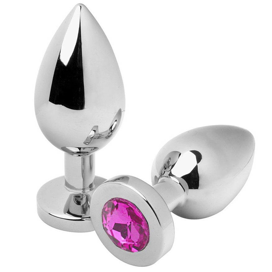 Plug anal METALHARD DIAMOND Rosa médio 7,62 cm - sentimentosocultos