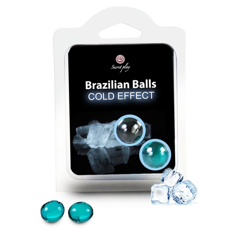 Lubrificante - Bolas brasileiras ( Brazilian balls) efeito frio - 2 unidades - sentimentosocultos