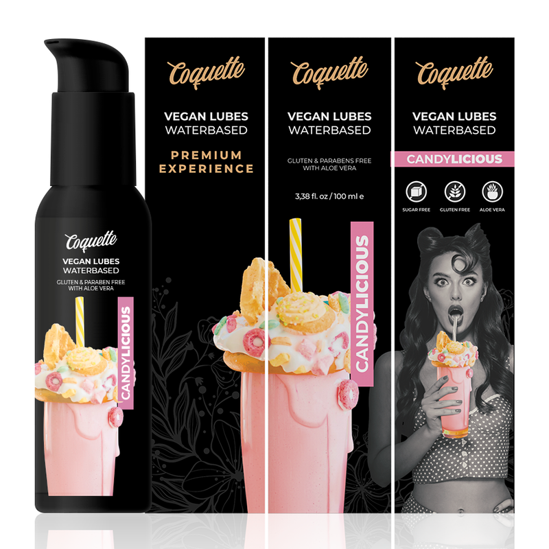 Lubrificante vegan para mulher COQUETTE CHIC desire premium experience 100 ml - sentimentosocultos