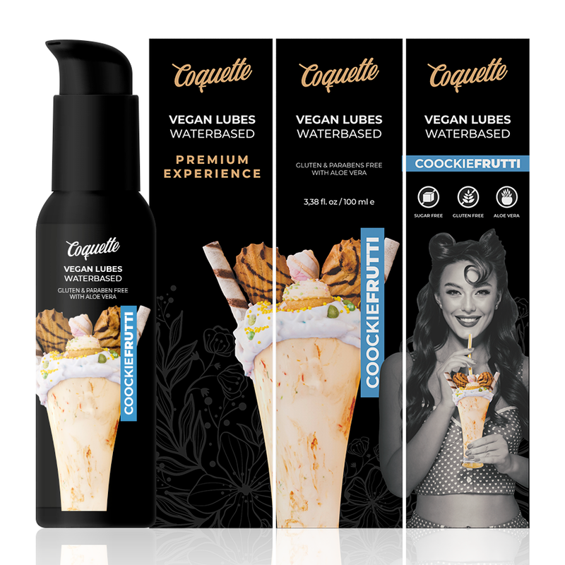 Lubrificante vegan para mulher COQUETTE CHIC desire premium experience 100 ml - sentimentosocultos
