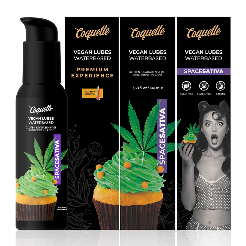 Lubrificante vegan para mulher COQUETTE CHIC desire premium experience 100 ml - sentimentosocultos