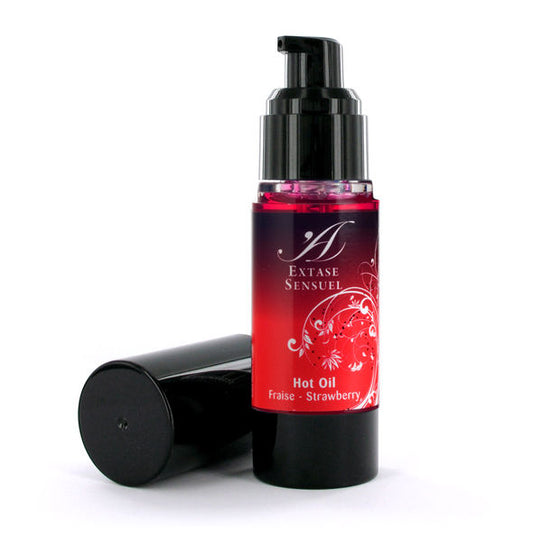 Óleo estimulante efeito calor EXTASE SENSUAL -  30 ML - Morango