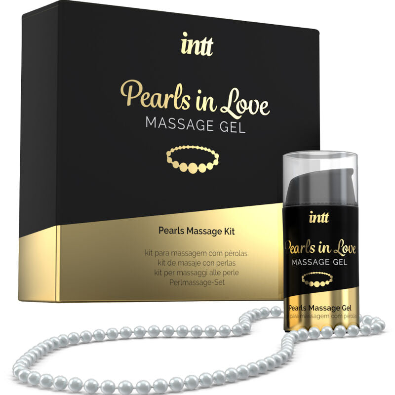 Kit de Massagem com Gel de Silicone e Colar de Pérolas - INTT – Pearls In Love