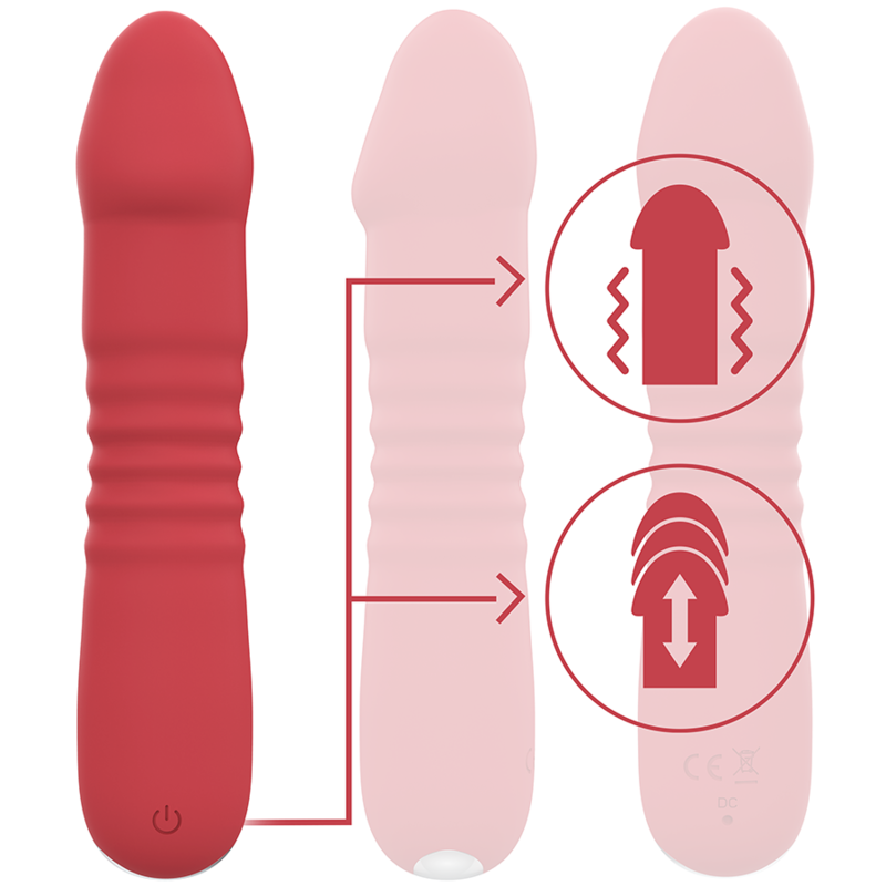 Vibrador JUNI UP & DOWN - 10 Vibrações -INTENSE - sentimentosocultos