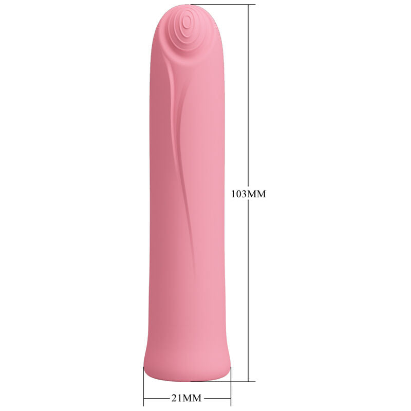 Vibrador de silicone Curtis mini super power - 12 modos de vibração - Pretty Love - sentimentosocultos