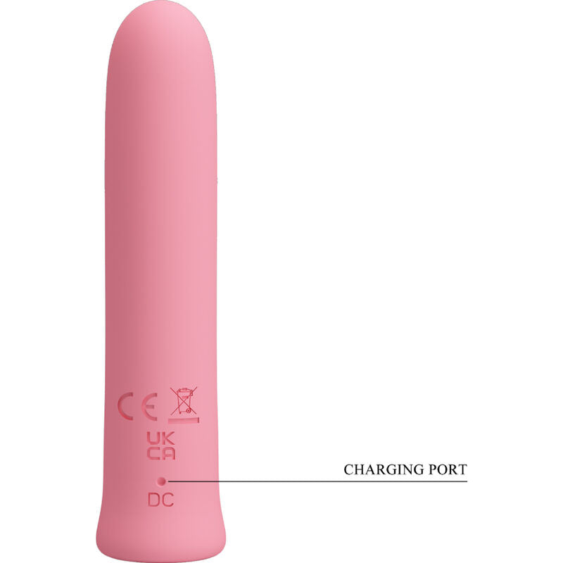 Vibrador de silicone Curtis mini super power - 12 modos de vibração - Pretty Love - sentimentosocultos
