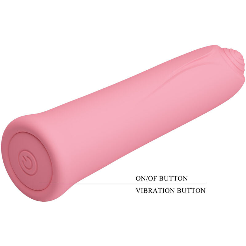Vibrador de silicone Curtis mini super power - 12 modos de vibração - Pretty Love - sentimentosocultos