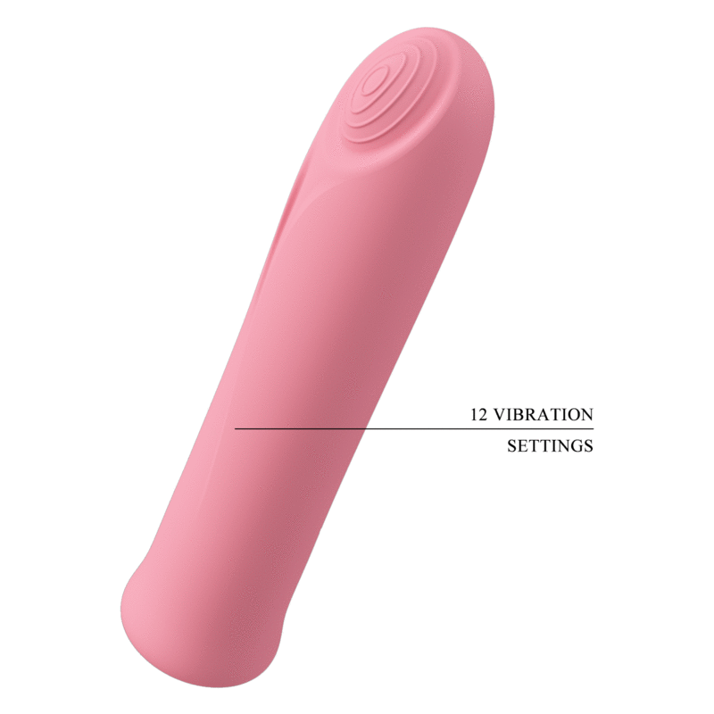 Vibrador de silicone Curtis mini super power - 12 modos de vibração - Pretty Love - sentimentosocultos