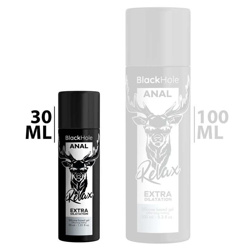BLACK HOLE™ - Lubrificante à Base de Silicone - Dilatação anal - sentimentosocultos