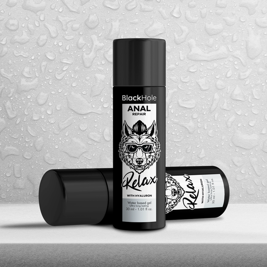 Lubrificante Anal Dilatador, Relaxante  e Reparador com Ácido Hialurónico - Black Hole
