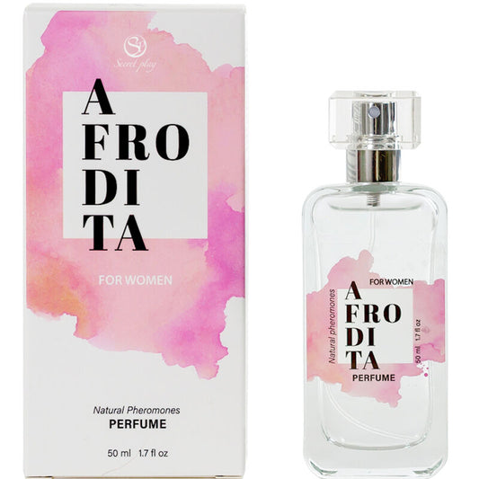 Perfume Feminino Afrodita com Feromona Natural de Trufa – Aroma Doce de Caramelo 50 ml
