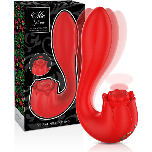 Estimulador  vibrador e tapping - MIA - SELENA - vermelho
