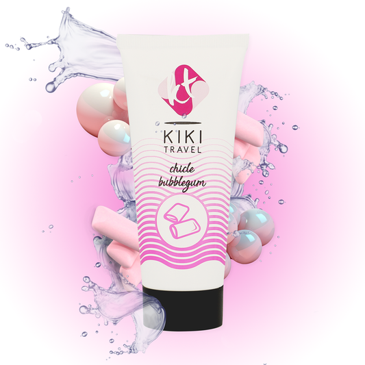 Lubrificante com saber a chiclete  - KIKÍ TRAVEL - 50 ML