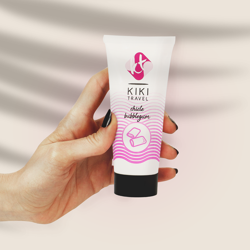 Lubrificante com saber a chiclete  - KIKÍ TRAVEL - 50 ML