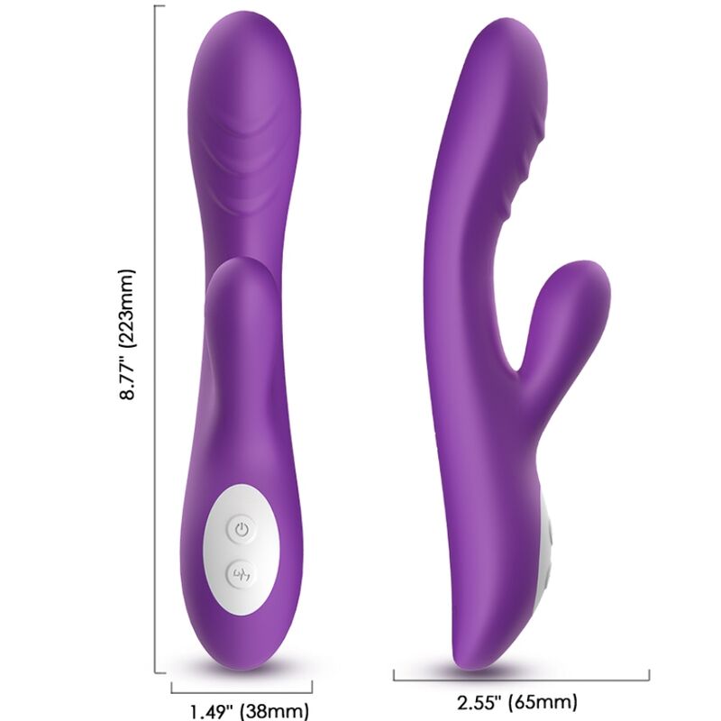 Vibrador efeito calor Spark Roxo - ARMONY