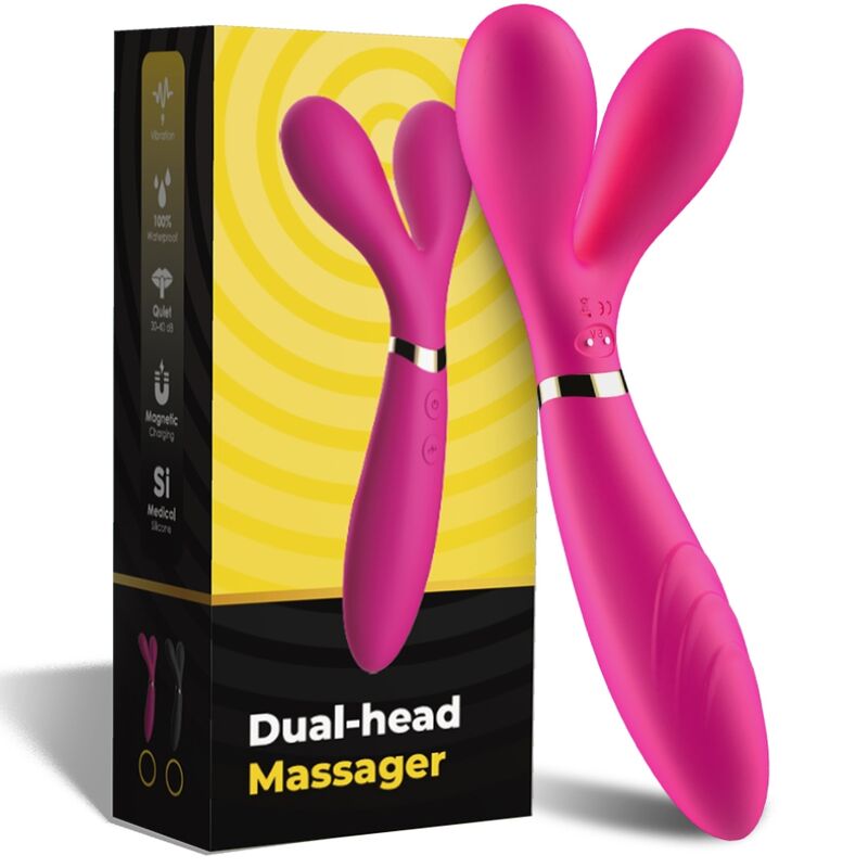 Massajador e Vibrador Y-Wand cabeça dupla - ARMONY