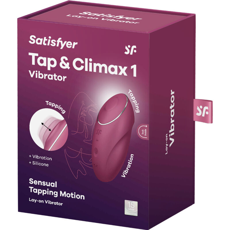 Vibrador Lay-on SATISFYER - TAP & CLIMAX 1