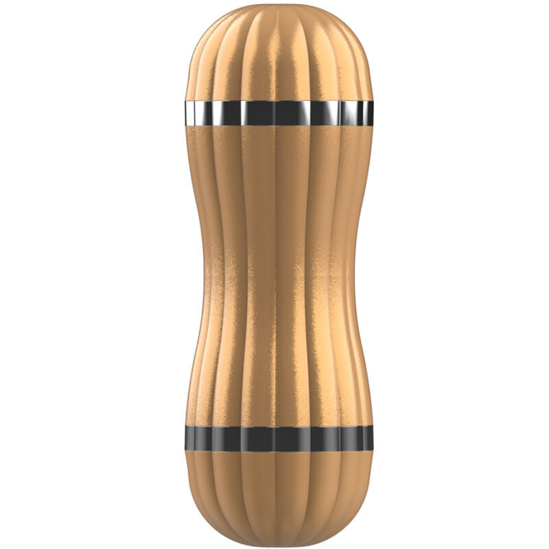 Masturbador Duplo Vagina e Boca Belvis Dourado - ARMONY