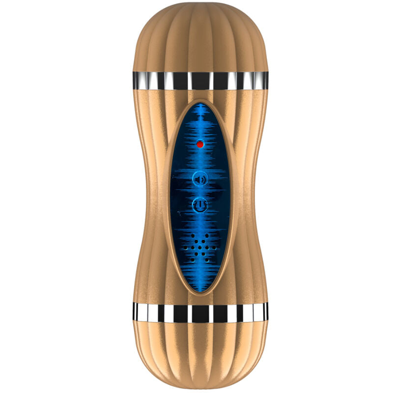 Masturbador Duplo Vagina e Boca Belvis Dourado - ARMONY