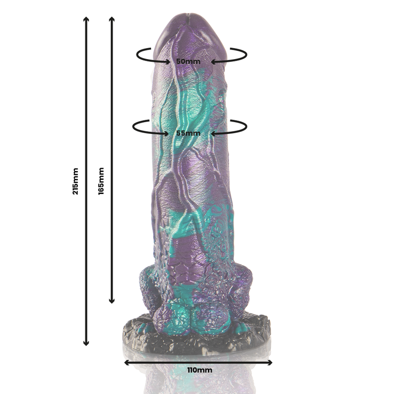Dildo escamoso Tamanho grande BASILISK- EPIC