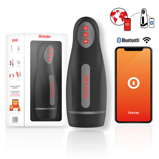 Masturbador Masculino de compressão e vibração ONINDER - SEOUL - APP GRATUITA