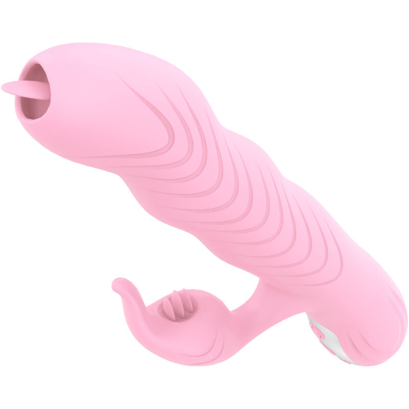 Vibrador & Thrusting Marcia com Dupla Língua e Efeito de Calor - ARMONY