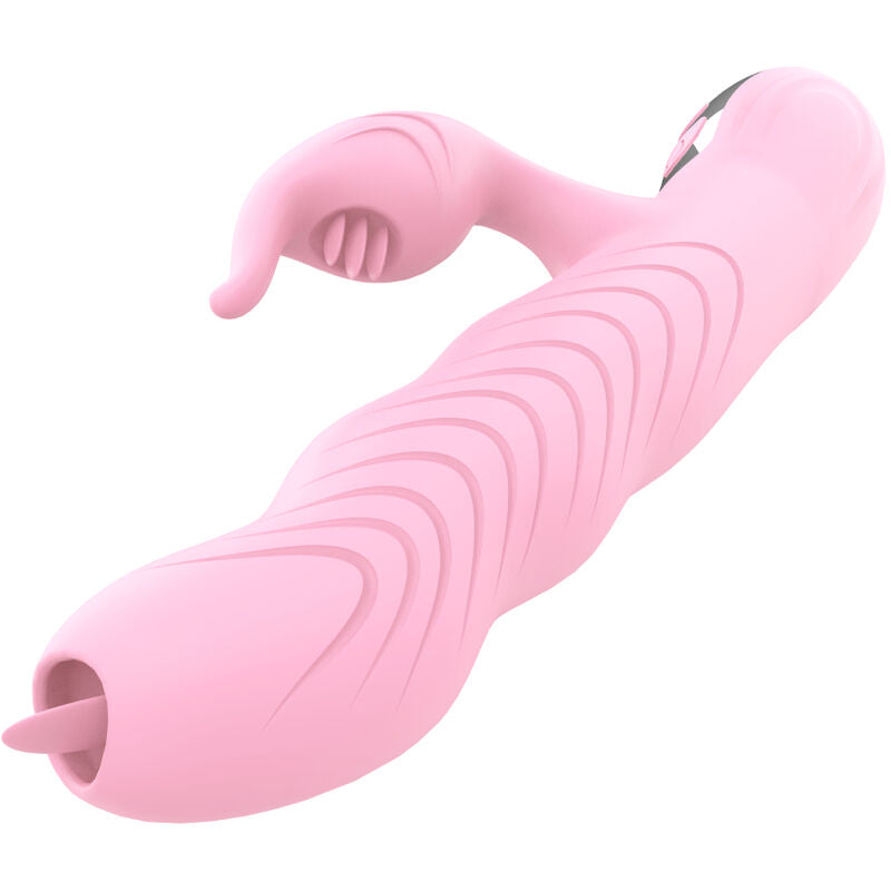 Vibrador & Thrusting Marcia com Dupla Língua e Efeito de Calor - ARMONY