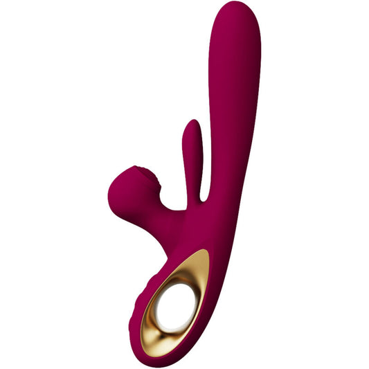 Vibrador Estimulador Duplo com Língua Móvel e 36 Modos – Armony Impact Modelo 1 Borgonha