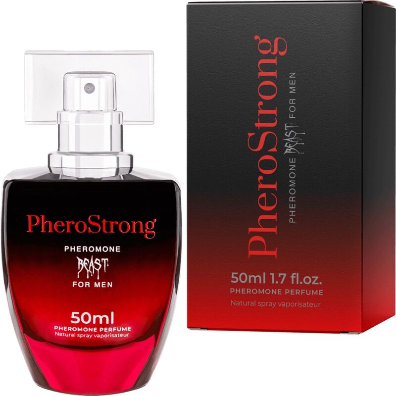 Perfume com Feromonas BEAST para homem - PHEROSTRONG - 50 ml
