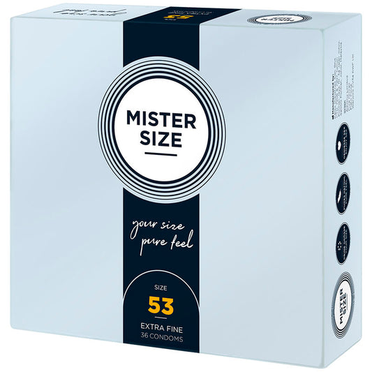 Preservativos MISTER SIZE -   Tamanho M 53 mm