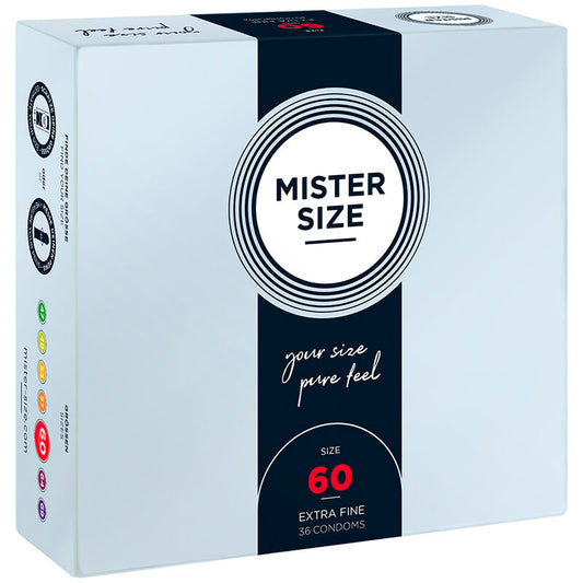 Preservativos MISTER SIZE -   Tamanho XL 60 mm(36 UNIDADES)