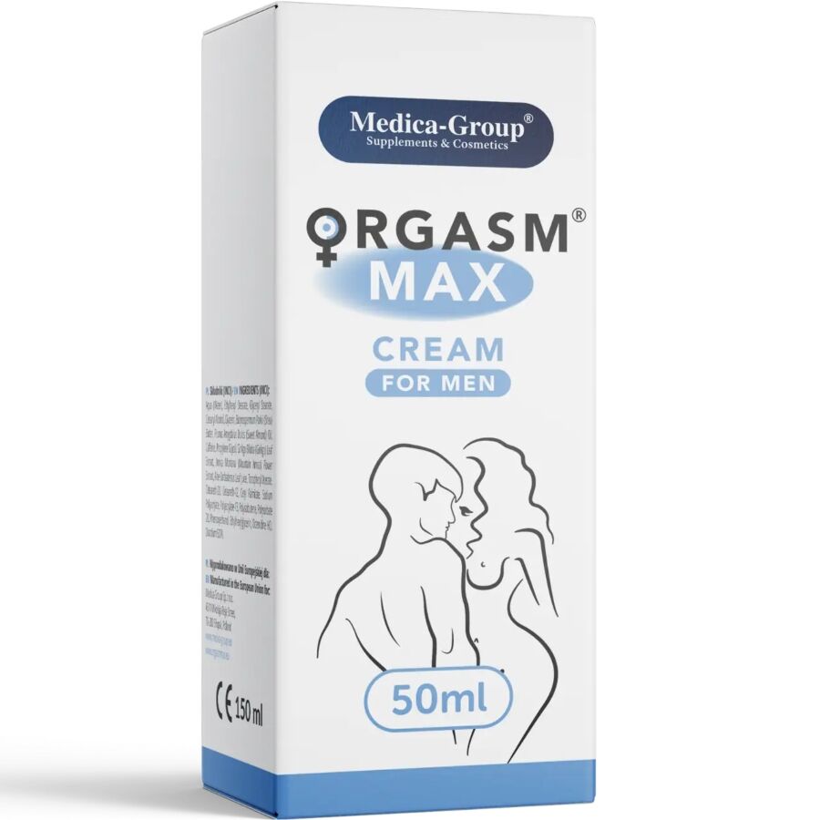 Orgasm Max Cream for Men – Creme Estimulante Masculino para Sensações Mais Intensas