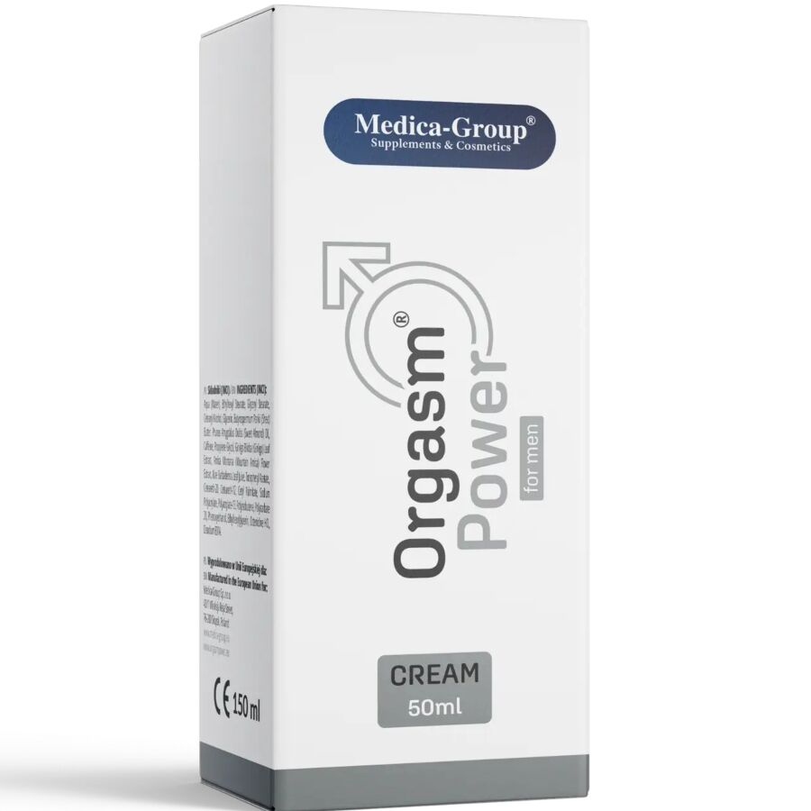 Orgasm Power For Men Cream – Creme Estimulante Masculino para Ereções Mais Fortes e Sensações Intensas