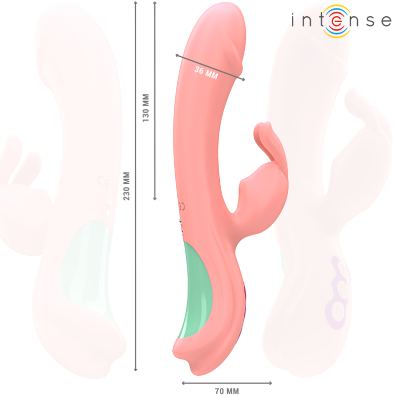 Vibrador Rabbit INTENSE Rachel – Estimulação Ponto G e Clitóris