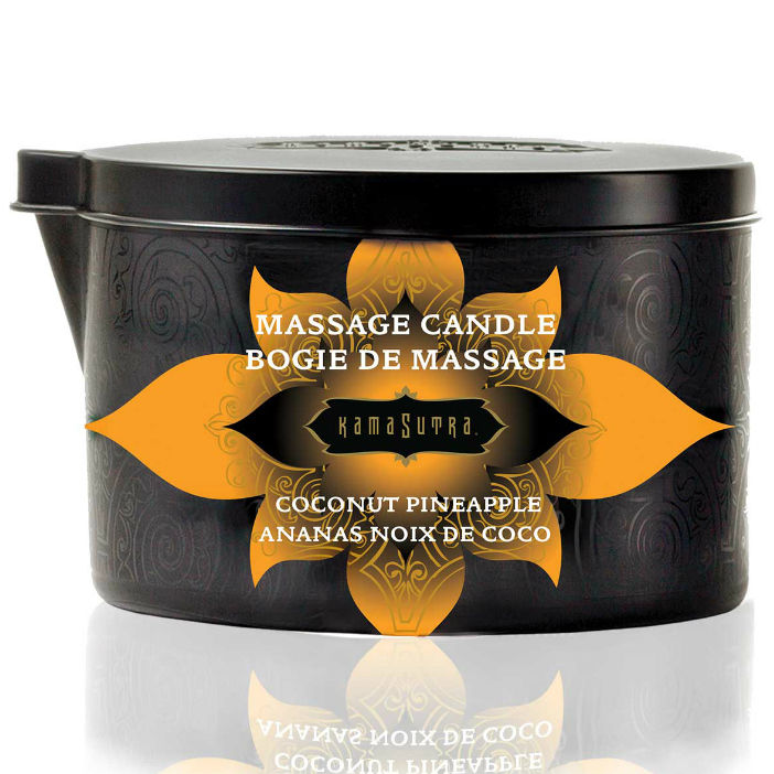 Vela de Massagem Kamasutra 170 g –  com Óleo Hidratante e Afrodisíaco