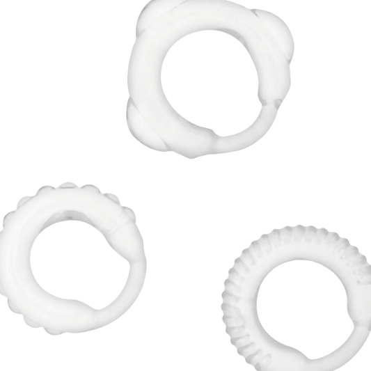 Conjunto de 3 anéis penianos ADDICTED TOYS C-RING - sentimentosocultos