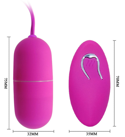 Ovo vibrador PRETTY LOVE ARVIN com controlo remoto - 12V - sentimentosocultos