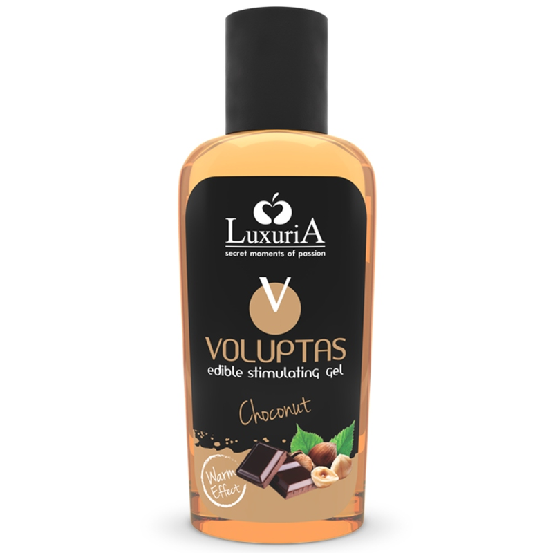 Gel estimulante , comestível ,efeito aquecimento LUXÚRIA VOLUPTAS - 100 ml - sentimentosocultos