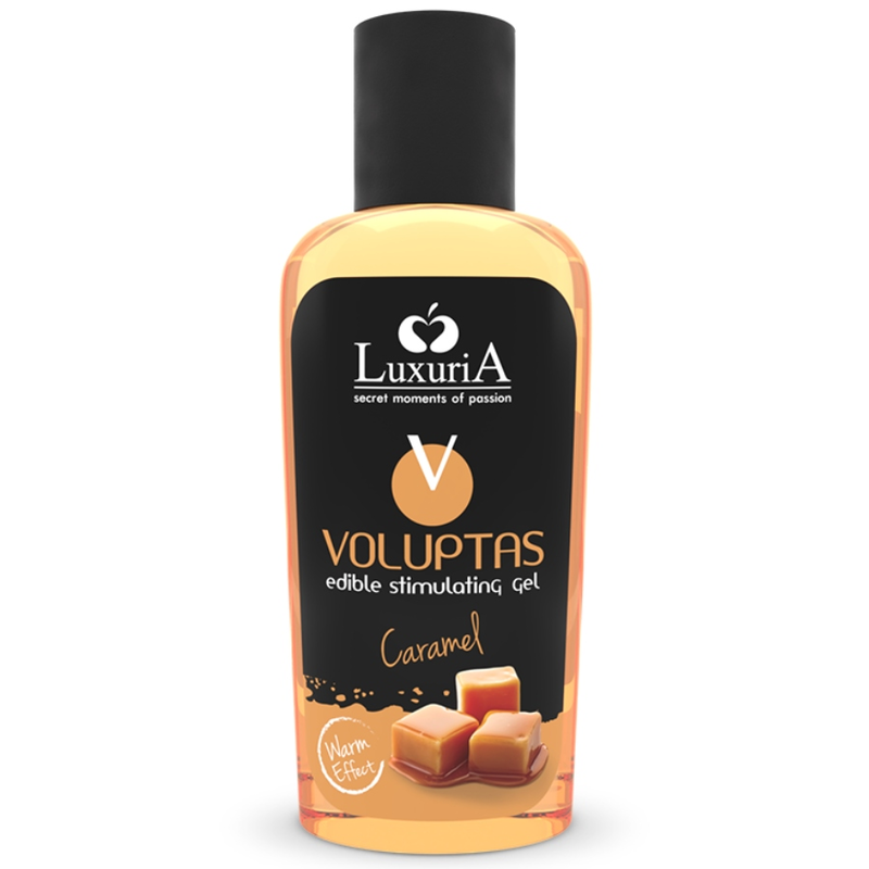 Gel estimulante , comestível ,efeito aquecimento LUXÚRIA VOLUPTAS - 100 ml - sentimentosocultos