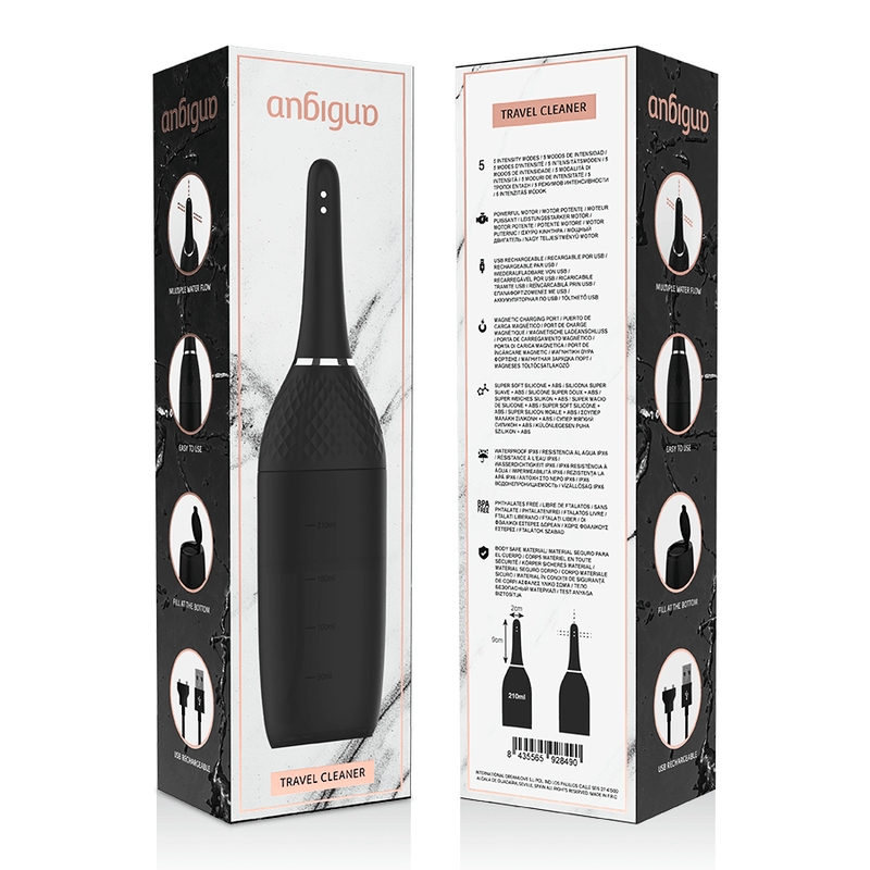 Duche anal automático - ANBIGUO ULTIMATE - preto - sentimentosocultos