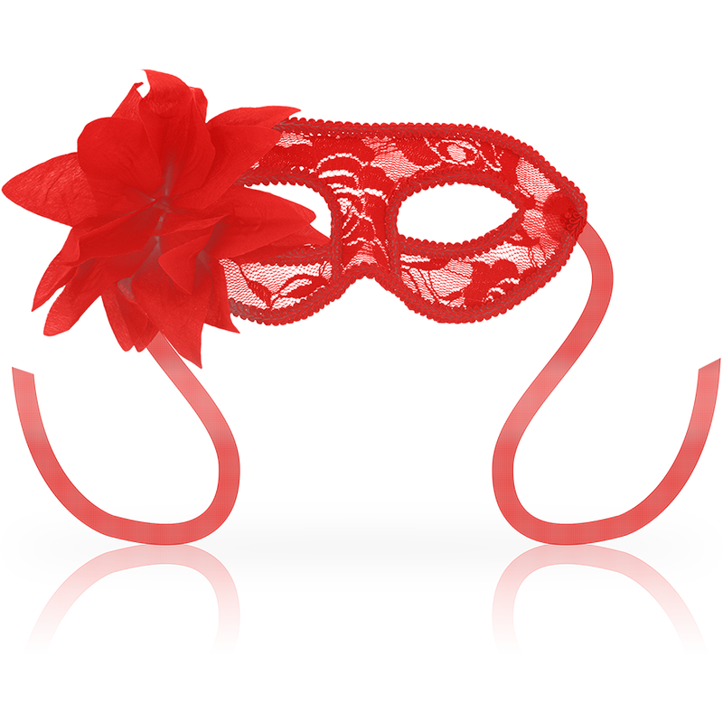 Máscara de renda EYEMASK e flor - sentimentosocultos