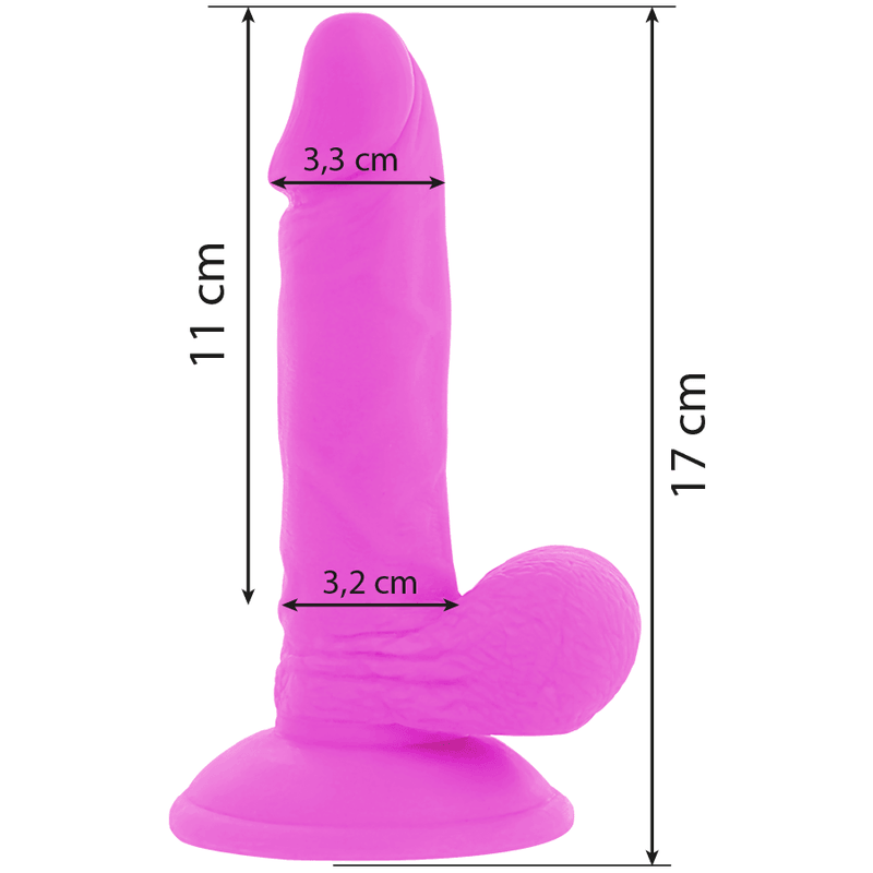 Dildo vibratório flexível - DIVERSIA - roxo - sentimentosocultos
