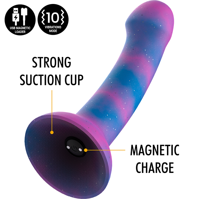 Dildo Vibrador com tecnologia Watchtime MYTHOLOGY DION GALACTIC - M - sentimentosocultos