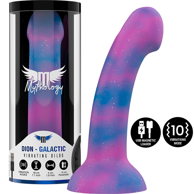 Dildo Vibrador com tecnologia Watchtime MYTHOLOGY DION GALACTIC - M - sentimentosocultos