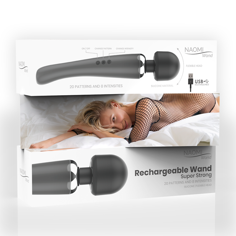 Massajador super forte NAOMI WAND NEW - sentimentosocultos