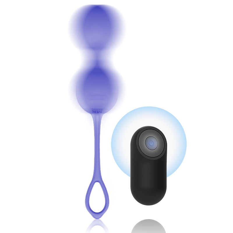 Bolas de Kegel com vibração e controlo remoto DUMAS MR BOSS - sentimentosocultos