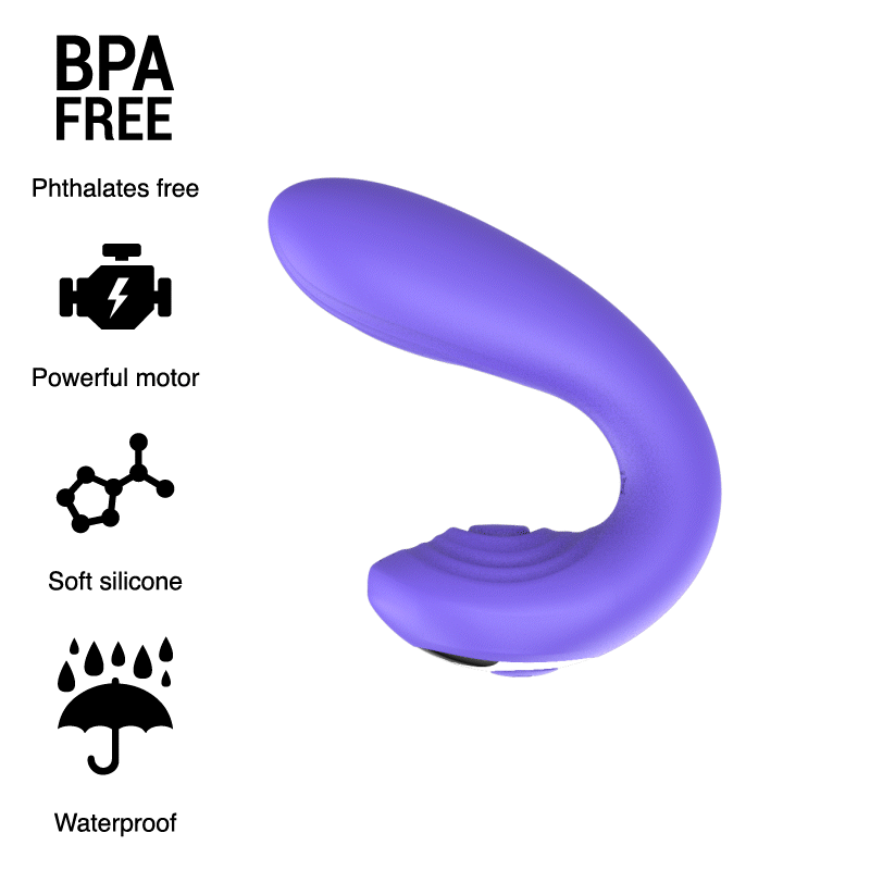 Vibrador com controlo remoto de pulsação para casais - MR BOSS JOSEF - sentimentosocultos