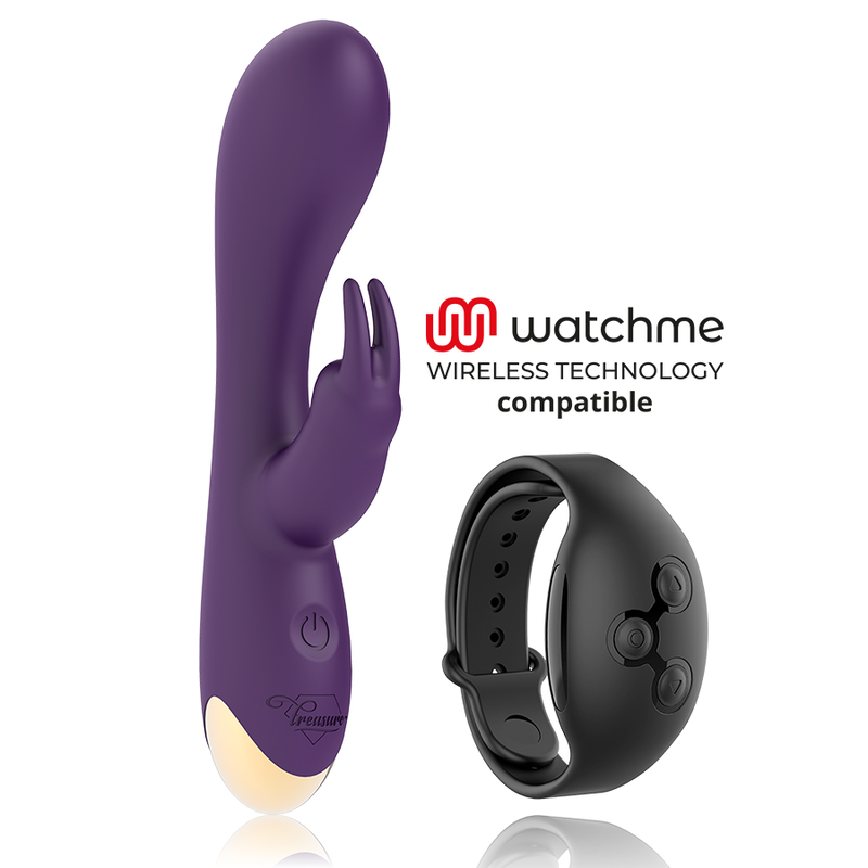 Vibrador TREASURE LAURENCE RABBIT compatível com tecnologia sem fios WATCHME - sentimentosocultos