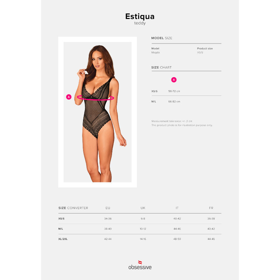Body OBSESSIVE - ESTIQUA - sentimentosocultos